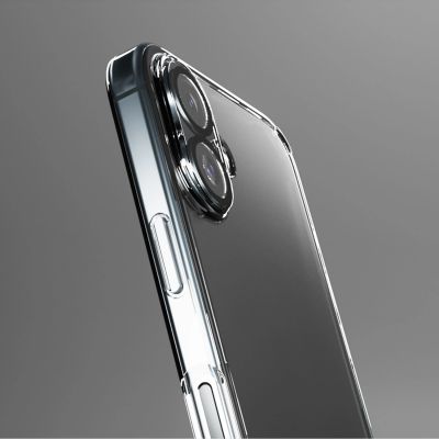5. SBS set with D3O technology for iPhone 16 - case + glass screen and camera protector - transparent
