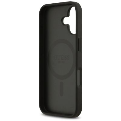 7. Guess 4G Circle Classic Logo MagSafe case for iPhone 17 - black