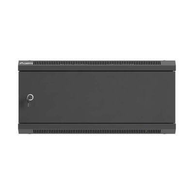 3. LANBERG WALL-MOUNTED RACK CABINET 19" 4U 600X600 BLACK METAL DOOR (FLAT PACK)