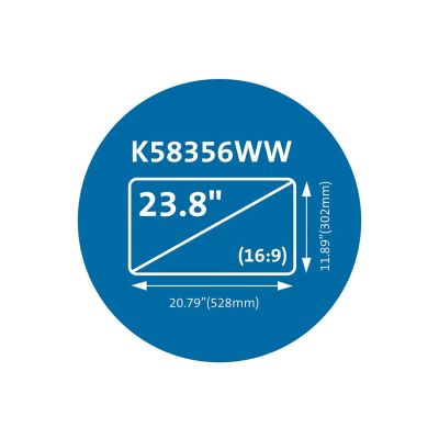 4. Kensington MagPro Magnetic Privacy Filter for 23.8" 16:9 Monitor