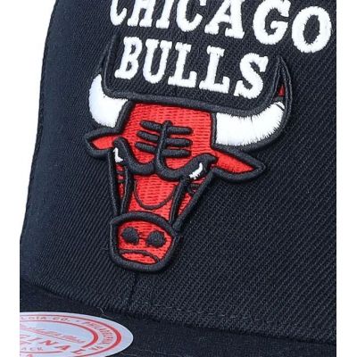 6. Mitchell & Ness NBA Chicago Bulls Top Spot Snapback Hwc Bulls Cap HHSS2976-CBUYYPPPBLCK