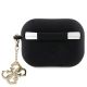 2. Guess GUAP2LECG4K case for AirPods Pro 2 cover - black Liquid Silicone Glitter Triangle Charm