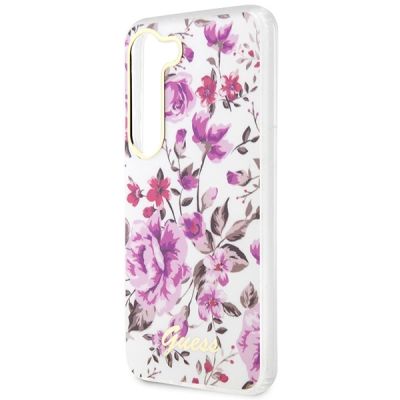 6. Guess GUHCS23MHCFWST S23+ S916 white/white hardcase Flower Collection
