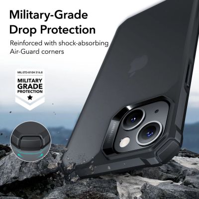 2. ESR Air Armor Case for iPhone 14 Plus - Matte Black