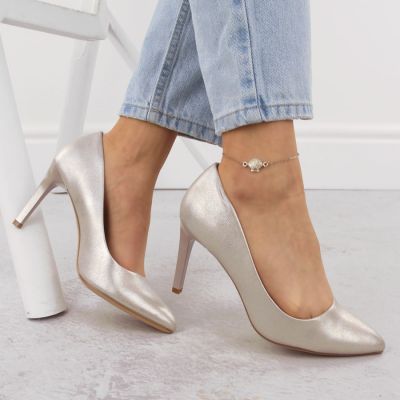 13. Sergio Leone 1339 W SK428B Suede Pumps