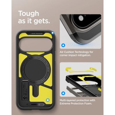 11. Spigen Tough Armor Mag MagSafe Case for Google Pixel 11 Pro XL - Dark Gray