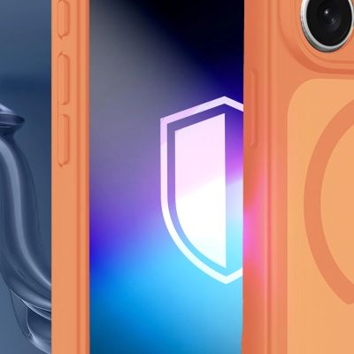 3. 3mk Misty MagCase for iPhone 17 Pro/18 Pro - Orange