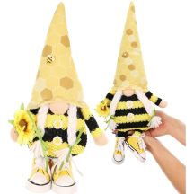 gnome bee 25cm in sneakers spring decoration