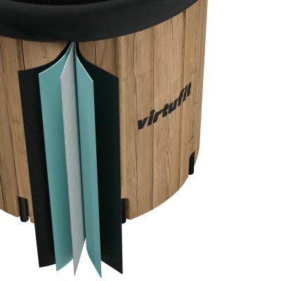 54. VIRTUFIT ICE BATH XXL - 375 LITERS - IMITATION WOOD - WITH ACCESSORIES