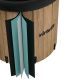 54. VIRTUFIT ICE BATH XXL - 375 LITERS - IMITATION WOOD - WITH ACCESSORIES
