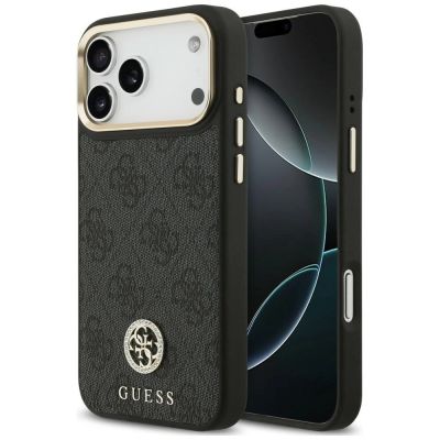 Guess 4G Strass Logo MagSafe Case for iPhone 18 Pro Max / 17 Pro Max – black
