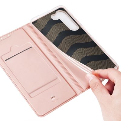 8. Dux Ducis Skin Pro case for Samsung Galaxy S23+ flip cover card wallet stand pink