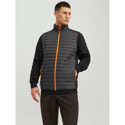 2. Jack & Jones JJEMulti Bodywarmer Collar Noos M 12200684 Asphalt vest