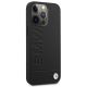 4. Etui BMW BMHMP14LSLLBK iPhone 14 Pro 6,1" czarny/black hardcase Signature Logo Imprint Magsafe