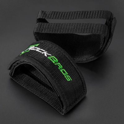 4. Rockbros GZT1001BK Bicycle Pedal Straps 2 pcs - Black