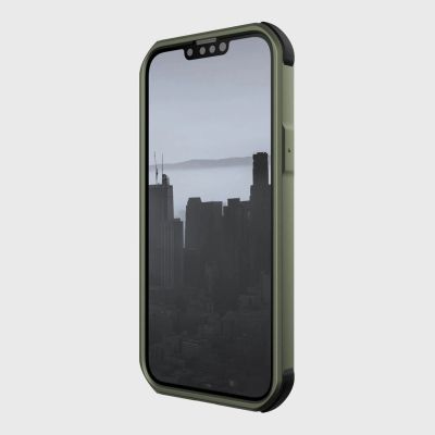 3. Raptic X-Doria Fort Case iPhone 14 with MagSafe armored cover green