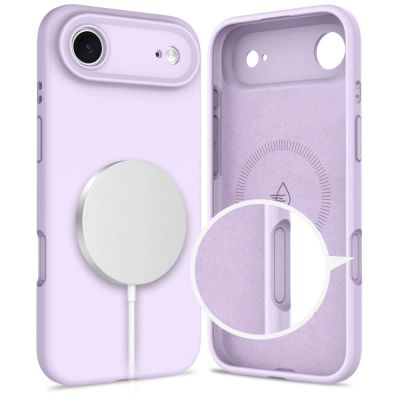 2. Tech-Protect Silicone MagSafe Case for iPhone 17 Air - Purple