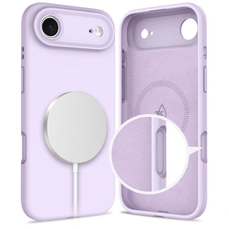 2. Tech-Protect Silicone MagSafe Case for iPhone 17 Air - Purple