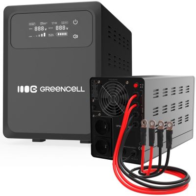 UPS Greencell PowerCore 2000VA 1200W AVR 24VDC LCD