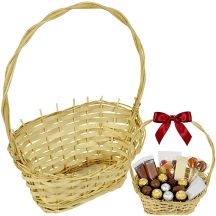 GIFT BASKET 29x18x8CM NATURAL