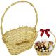 GIFT BASKET 29x18x8CM NATURAL