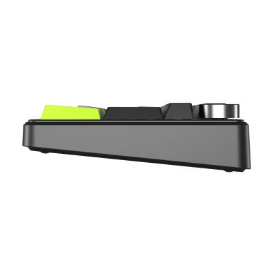 4. gasket F99 Pro Black+Gray+Green GrayWood switch RGB AULA keyboard