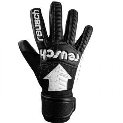 5. Reusch Legacy Arrow Silver goalkeeper gloves, black 5370204 7700