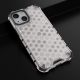 14. Honeycomb Case armor cover with TPU Bumper for iPhone 13 mini transparent