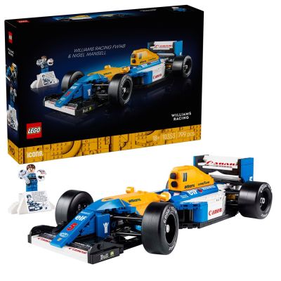 12. LEGO ICONS 10353 Williams Racing FW14B and Nigel Mansell