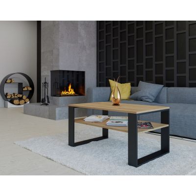 3. Coffee table MODERN 1P 90x58xH50 artisan/black