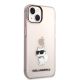 4. Karl Lagerfeld Ikonik Choupette case for iPhone 14 - pink