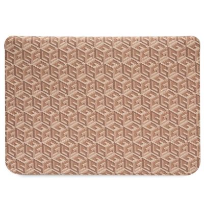 3. Guess GCube Stripes case for a 14" laptop - brown