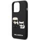 6. Karl Lagerfeld KLHCP13L3DRKCK iPhone 13 Pro / 13 6.1" black/black hardcase Karl&Choupette Ikonik 3D