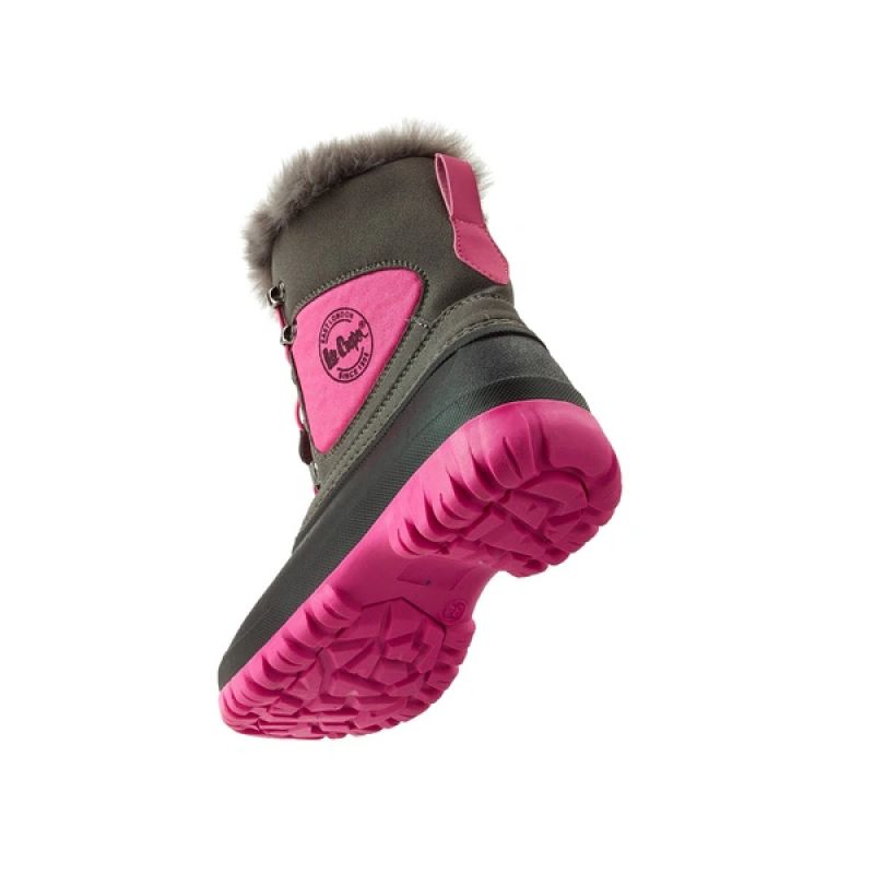2. Lee Cooper winter boots for girls, insulated, pink
