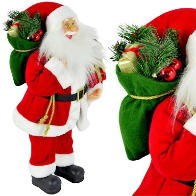 3. DECORATIVE SANTA CLAUS 60 CM MICA RED