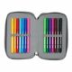 10. Real Madrid double filled pencil case with accessories 28 pcs 412554854