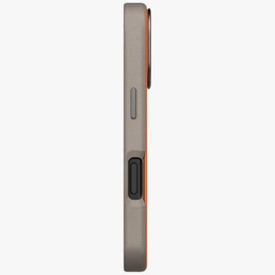 4. Uniq Lyden DS Case for iPhone 17 Pro Magclick Charging - Orange-Gray
