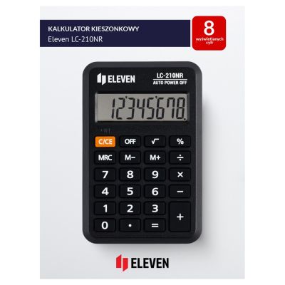 2. Eleven LC-210NR pocket calculator replaces Citizen