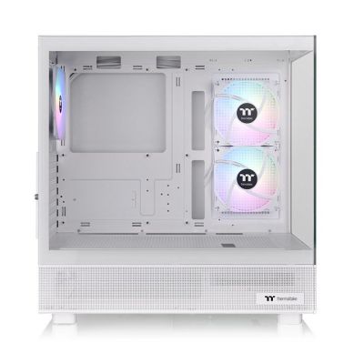 4. THERMALTAKE View 270 Plus TG ARGB Mid Tower E-ATX Case with Window, White