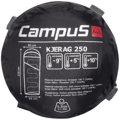4. Campus Kjerag 250 Right Sleeping Bag CUP702123200