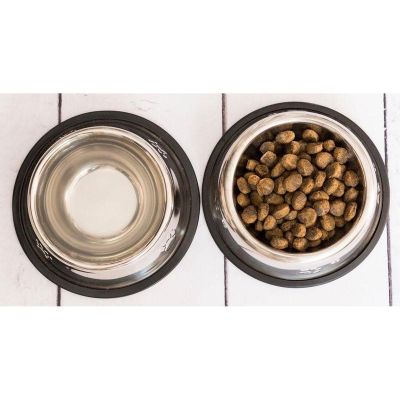 3. DOG AND CAT BOWL STAINLESS STEEL 34CM