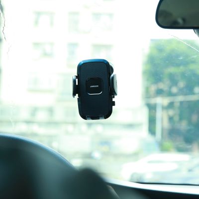 14. Joyroom car phone holder with telescopic extendable arm for dashboard and windshield black (JR-ZS259)