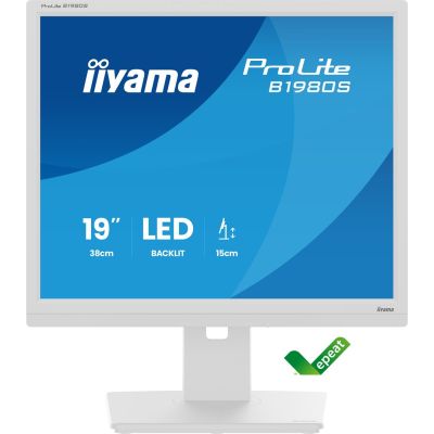 12. iiyama ProLite B1980S-W1 computer monitor 48.3 cm (19") 1280 x 1024 px SVGA LED White