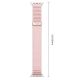 3. Tech-Protect NylonLoop Band for Apple Watch 44 / 45 / 46 / 49 mm – Pink