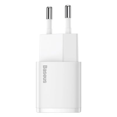2. Baseus Cube 20W PD USB-C Wall Charger - White