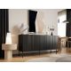 3. ISLA chest of drawers 150.5x40x75 black matt