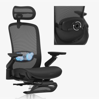 3. Leadpro 8.7 Black Swivel Chair