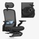 3. Leadpro 8.7 Black Swivel Chair