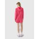 2. Women's sweatshirt with zipper and modal 4F 4FWSS25TSWSF1577-54S
