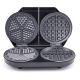 7. Gorenje Mini Grill Electric Grill, Waffle Plate, WM1400SB, 1400 W, Diameter 18 cm, Black